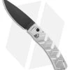 Piranha X Automatic Tactical Knife Silver Aluminum (3.3" Black 154CM) -Knife Shop Piranha X Auto Silver Tactical Black BHQ 28383 jr