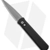 Pro-Tech Godfather Automatic Knife Solid Black (4" Bead Blast) 920