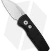 Pro-Tech Runt 5 Wharncliffe Automatic Knife Black Aluminum (1.9" Mirror) 1 Pro-Tech Runt 5 Wharncliffe Automatic Knife Black Aluminum (1.9" Mirror) -Knife Shop Pro Tech Runt 5 Auto Black Aluminum Wharncliffe Polished BHQ 131653 jr