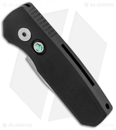 Pro-Tech Runt 5 Wharncliffe Automatic Knife Black Aluminum (1.9" Mirror) 4 Pro-Tech Runt 5 Wharncliffe Automatic Knife Black Aluminum (1.9" Mirror) - Image 2