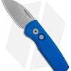 Pro-Tech Runt 5 Wharncliffe Automatic Knife Blue (1.9" Stonewash) -Knife Shop Pro Tech Runt 5 Wharncliffe Auto Blue SW BHQ 135057 jr