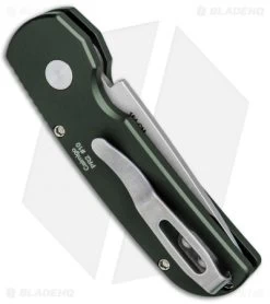 Pro-Tech Calmigo CA Legal Automatic Knife OD Green (1.9" Satin) -Knife Shop Protech Calmigo CA Legal Auto OD Green Satin 2203 GRN BHQ 82709 jr side 2