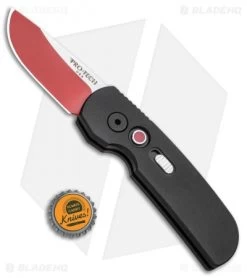 Pro-Tech Red Devil Calmigo CA Legal Automatic Knife Black (1.9" Red) -Knife Shop Protech Calmigo CA Legal Automatic Knife Black Red BHQ 108074 kp bottlecap jr