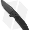 Pro-Tech Les George SBR Automatic Knife Black Knurled Aluminum (2.6" Black)