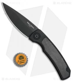 Pro-Tech Magic 2 "Whiskers" Automatic Knife Carbon Fiber (3.75" Black) M2616 -Knife Shop Protech Magic 2 Whiskers Auto CF Black M2616 BHQ 80652 jr bottlecap