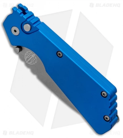 Strider + Pro-Tech PT Automatic Knife Blue (2.75" Bead Blast) 4 Strider + Pro-Tech PT Automatic Knife Blue (2.75" Bead Blast) - Image 2