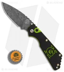 Strider + Pro-Tech USN GX Custom SnG Automatic Knife Black G-10 (3.5" Damascus) -Knife Shop Strider Protech USN GX Custom SnG Black G10 Damascus BHQ 89370 er bottlecap