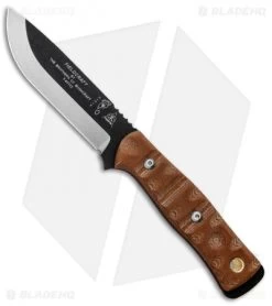 TOPS Knives BOB Brothers Of Bushcraft Knife Rocky Mountain (4.625" Black)