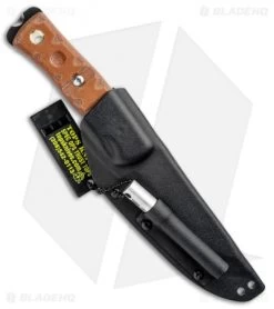 TOPS Knives BOB Brothers Of Bushcraft Knife Rocky Mountain (4.625" Black) -Knife Shop TOPS BOB Brothers of Bushcraft Rocky Mountain Black TPBROS01RMT BHQ 96920 jr sheath