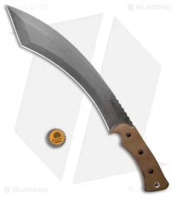 TOPS Knives A-Klub Fixed Blade Knife Green Micarta (12" Acid Stonewash) -Knife Shop TOPS Knives A Klub Green Micarta Acid SW AKLB 01 BHQ 103034 jr bottlecap