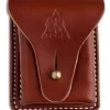 TOPS Knives Bushcraft Leather Belt Pouch (Brown) -Knife Shop TOPS Knives Bushcraft Leather Belt Pouch BHQ 91923 jr