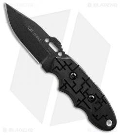 TOPS Knives C.A.T. Fixed Blade Knife Black G-10 (3.25 Black) 200H-01