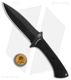 TOPS Knives Szabo Express D/E Fixed Blade Knife Black G-10 (5.6" Black) -Knife Shop TOPS Knives Szabo Express DE Black G 10 Black BHQ 167329 jr bottlecap
