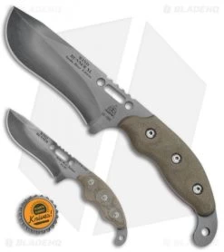 TOPS Knives Wind Runner SRE Fixed Blade Combo Green Micarta (Black River Wash) -Knife Shop TOPS Knives Wind Runner SRE Combo Green Micarta Black River Wash WRD CMB BHQ 76918 jr bottlecap