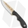 TOPS Knives Mini Scandi Fixed Blade Knife Black Micarta (3" Tan) MSK-SURV -Knife Shop Tops Knives mini scandi black micarta tan BHQ 63675 jr