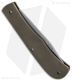 Trash Panda Knives Kit Slip Joint Bronze Titanium (3.5" Stonewash) -Knife Shop Trash Panda Knives Kitt SJ Bronze Ti BHQ 86367 jr side