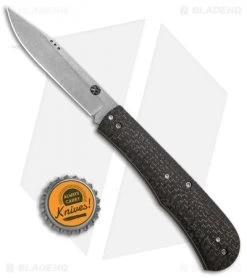 Trash Panda Knives Kit Slip Joint Lightning Strike Carbon Fiber (3.5" Stonewash) -Knife Shop Trash Panda Knives Kitt SJ LSCF BHQ 86368 jr bottlecap