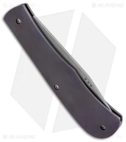 Trash Panda Knives Kit Slip Joint Purple Titanium (3.5" Stonewash) -Knife Shop Trash Panda Knives Kitt SJ Purple Ti BHQ 86366 jr side