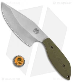 Aaron Frederick / Trash Panda Knives Panda-1 Fixed Blade Knife Green G-10 -Knife Shop Trash Panda Knives Panda 1 Green G 10 BHQ 86296 jr bottlecap