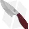 Trash Panda Knives Panda-1 Fixed Blade Knife Red G-10 (5.75" Stonewash)