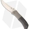 Aaron Frederick Tactical Persian Folder Blue/Black Carbon Fiber (3.5" Plain) -Knife Shop aaron fredrick tactical persian