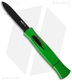 AKC 077 Concord OTF Automatic Knife Green (3.25" Black Flat)