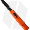 AKC 077 Concord OTF Automatic Knife Orange (3.25" Black Flat) -Knife Shop akc 077 otf orange black plain cm