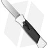 AKC 777 Blackfinger OTF Automatic Knife White/Black (3.375" Satin Flat) -Knife Shop akc 777 white satin flat cm