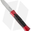 AKC Concord OTF Automatic Knife Red/Black (2.75" Satin Flat) -Knife Shop akc concord 007 red satin flat cm