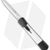 AKC Concord Dagger OTF Automatic Knife Black/White (3.25" Satin) -Knife Shop akc concord otf bk w white inserts sati