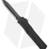 AKC F-20 Dagger D/A OTF Automatic Knife Black Aluminum (3.6" Black) -Knife Shop akc f 20 da otf auto black aluminum black dagger BHQ 177898 jr