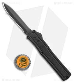 AKC F-20 Dagger D/A OTF Automatic Knife Black Aluminum (3.6" Black) -Knife Shop akc f 20 da otf auto black aluminum black dagger BHQ 177898 jr bottlecap