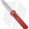 Paragon PARA-X-SP Red OTF Dagger Knife (3.5" Damascus) -Knife Shop asheville steel paragon oft para x sp dam red
