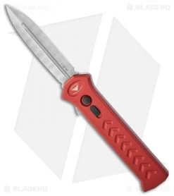 Paragon PARA-X-SP Red OTF Dagger Knife (3.5" Damascus)