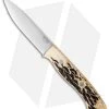 Bark River Knives Aurora LT Bushcraft Knife Antique Stag (4.5" Satin)