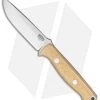 Bark River Bravo EDC Fixed Blade Knife Antique Ivory Micarta (3.25" A2 Satin) -Knife Shop bark river bravo antique ivory micarta BHQ 38747 dl