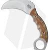 Bark River Ghost II Fixed Blade Knife Natural Canvas Micarta (3.5" Satin) -Knife Shop bark river ghost ii natural canvas micarta BHQ 52868 jr