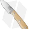 Bark River Knives PSK Personal Survival Knife Antique Ivory Micarta (2.2" Satin) -Knife Shop bark river psk ba041mai jm