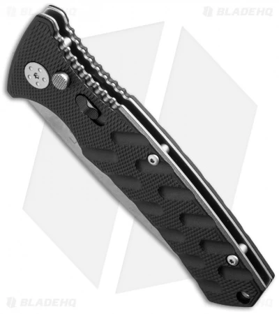 Boker Plus Strike Drop Point Automatic Knife (3.25" Stonewash) 4 Boker Plus Strike Drop Point Automatic Knife (3.25" Stonewash) - Image 2