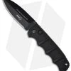 Boker Kalashnikov Dagger Automatic Knife Black Aluminum (3.25" Black D2)
