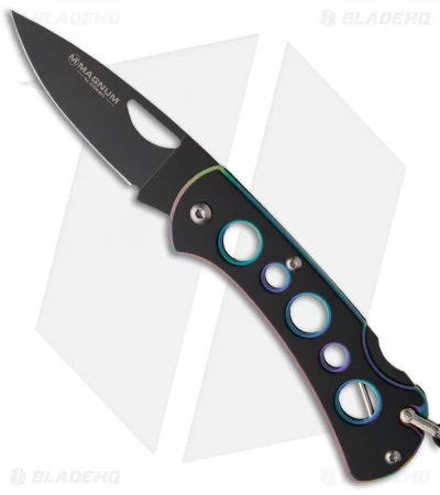 Boker Magnum Dark Rainbow Lockback Knife (2.63" Black) 01SC014 3 Boker Magnum Dark Rainbow Lockback Knife (2.63" Black) 01SC014