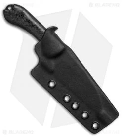 Bradford Knives Guardian3 Wharncliffe Knife 3D Carbon Fiber (3.625" Black DLC) -Knife Shop bradford guardian 3 wharncliffe 3d cf dlc 3W 114B BHQ 49703 dl sheath