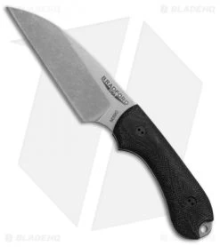 Bradford Knives Guardian3 Wharncliffe Knife 3D Black Micarta (3.625" Stonewash)