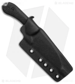 Bradford Knives Guardian3 Wharncliffe Knife 3D Black Micarta (3.625" Stonewash) -Knife Shop bradford guardian 3 wharncliffe black micarta sw 3W 101 BHQ 49698 dl sheath