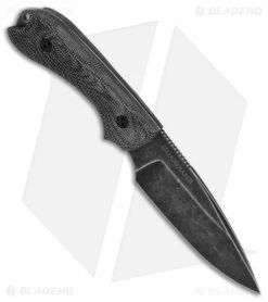 Bradford Knives Guardian3 Knife 3D Black Micarta (False Edge/M390/Nimbus) -Knife Shop bradford knives guardian 3 black micarta 3FE 101N BHQ 48888 er side