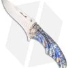Brian Tighe Custom Tighe Coon Knife NIRK Lock Multi-Color Titanium (3.75" Satin) -Knife Shop brian tighe coon
