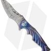 Brian Tighe Custom Tighe Breaker Knife Moku-Ti Folder (4" Damasteel) -Knife Shop brian tighe damasteel custom