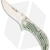Brian Tighe Custom Medium Tighe Rod Folding Knife Gold/Green Ti (3.5" Satin) -Knife Shop brian tighe medium tighe rod