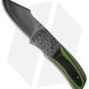 Burr Oak Knives Harpoon Knife Carbon Fiber/G-10 Folder (3.75" San Mai Damascus) -Knife Shop burr oak custom folder harpoon