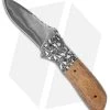 Burr Oak Knives Viper Knife Tan Canvas Micarta (3.5" San Mai) -Knife Shop burr oak knives folder damascus w2 5160 52100 yellow